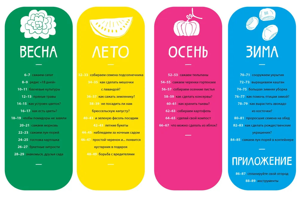 Белая книга садоводства для детей