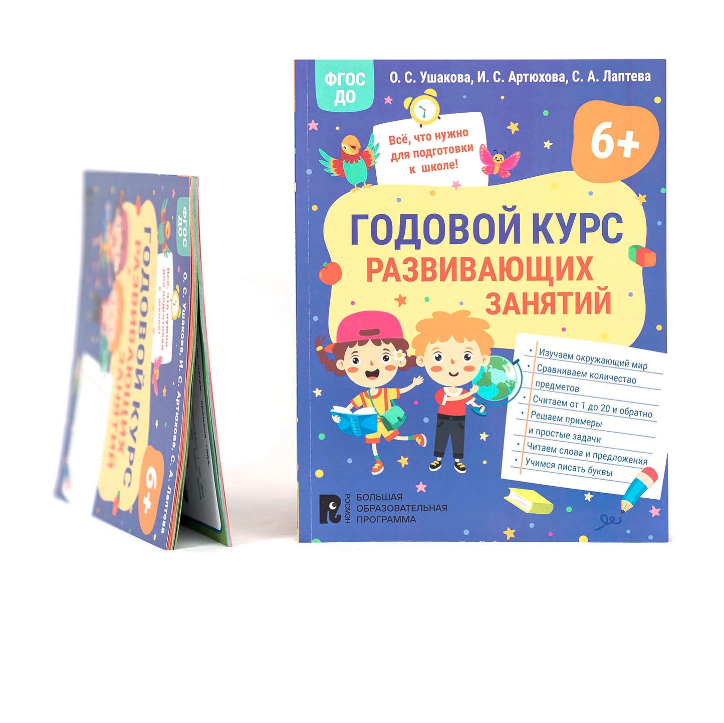 Годовой курс развивающих занятий для детей 6 лет